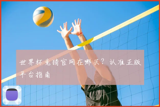 世界杯竞猜官网在哪买？认准正版平台指南